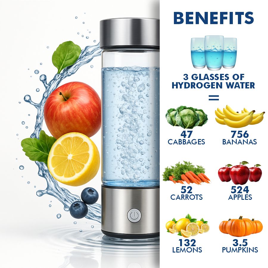IonPure™ Hydrogen Bottle – Drink Better, Live Better