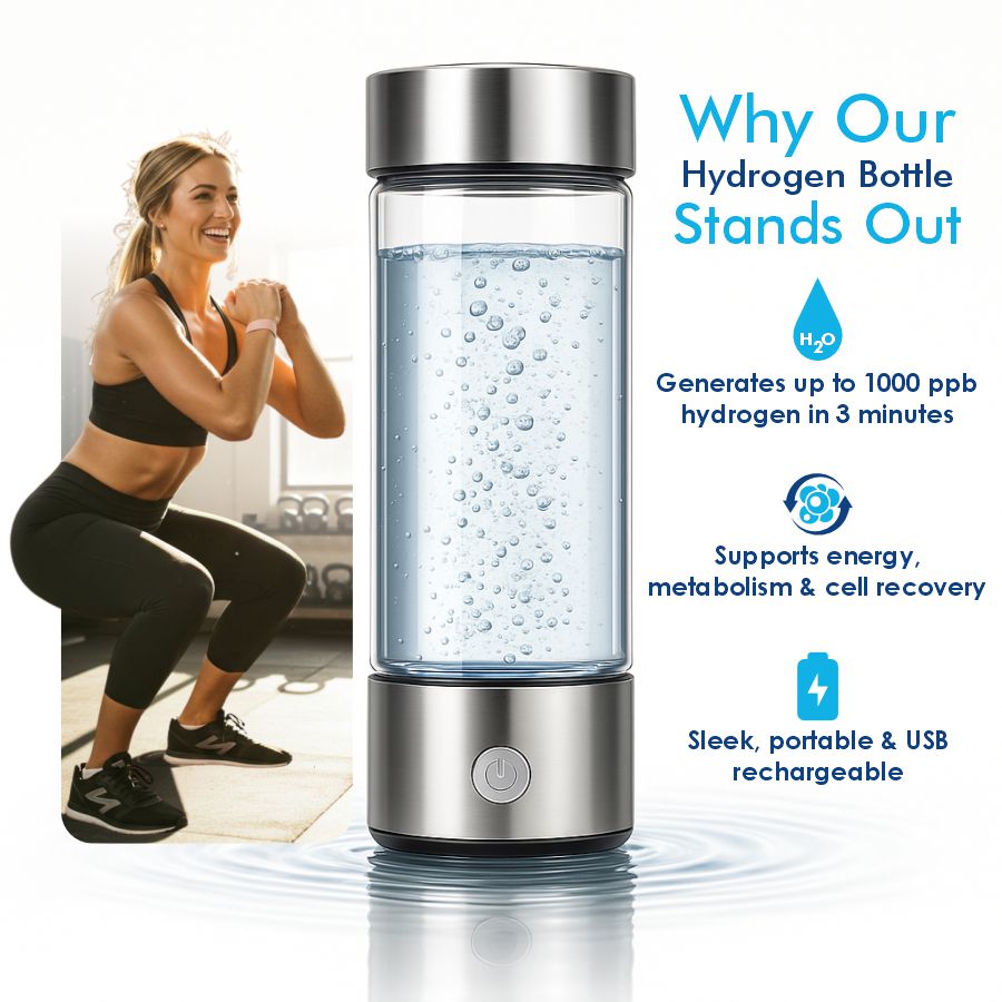 IonPure™ Hydrogen Bottle – Drink Better, Live Better